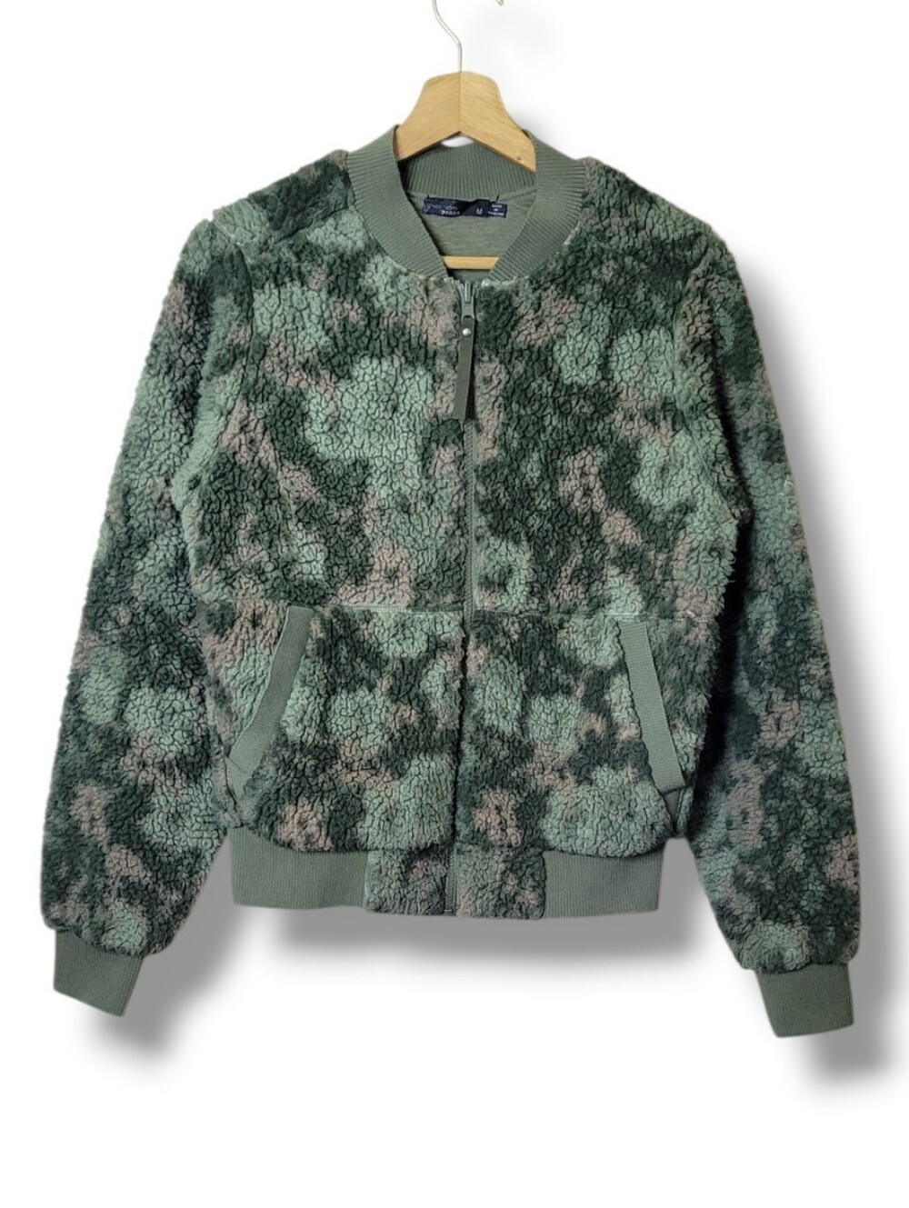 PrAna Polar Escape Reversible Camo Fleece Bomber Jacket